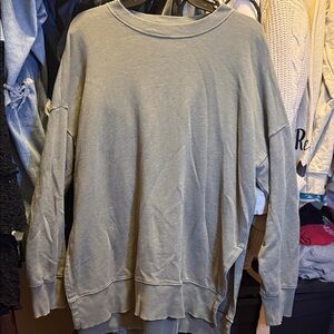 Aerie Sage Green Women's Crew Neck Sweater